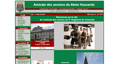 Desktop Screenshot of amicale-8-hussards.com